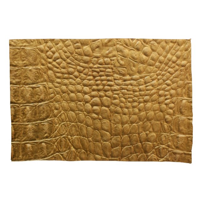 Snakeskin Texture: Wild Background Design. Pillowcase (Front)