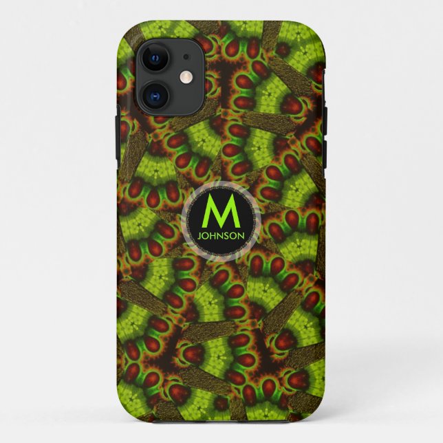 Snakey Abstract Monogram iPhone 5 Case-Mate Case-Mate iPhone Case (Back)