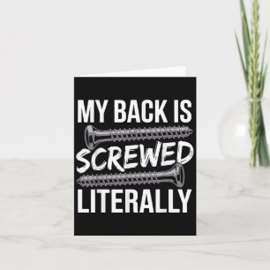 Snal Fusion Art For Men Women Recovery Back Snal F Card