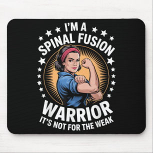 Snal Fusion Design For Women Girls Lumbar Snal Fus Mouse Mat