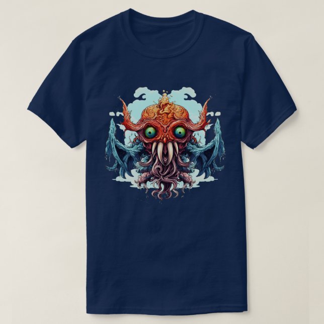 Snallygaster Inkblot TShirt (Design Front)