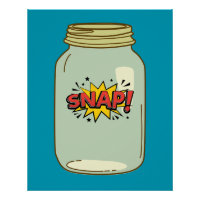 Snap! in a Jar – Comic Pop Art Design