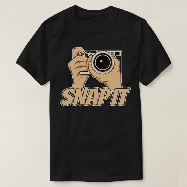 Snap it Photography T-Shirt (Design Front)
