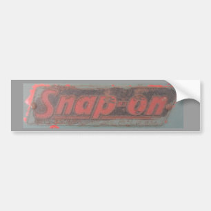 Snap On Tools Old School Bumper Sticker