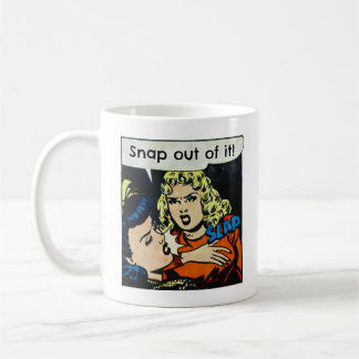 Snap Out Of It Blonde Boss Vintage Comics Coffee Mug