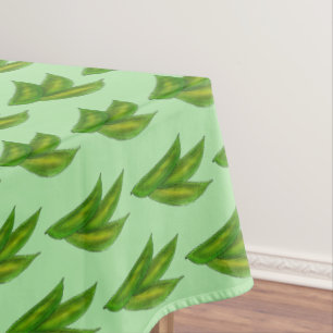 Snap Snow Peas Peapods Green Garden Vegetable Veg  Tablecloth