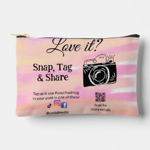 snap tag share media camera add socials love it. A Accessory Pouch