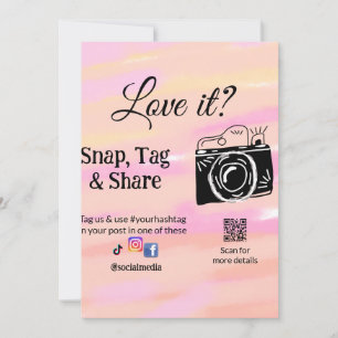 snap tag share media camera add socials love it. A Holiday Card