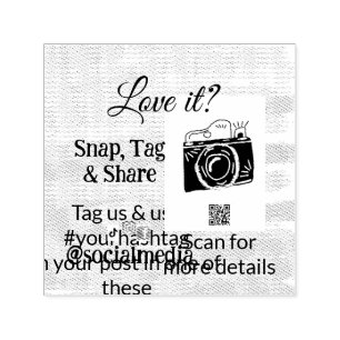 snap tag share media camera add socials love it. A Self-inking Stamp