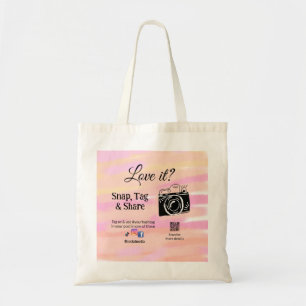 snap tag share media camera add socials love it. A Tote Bag