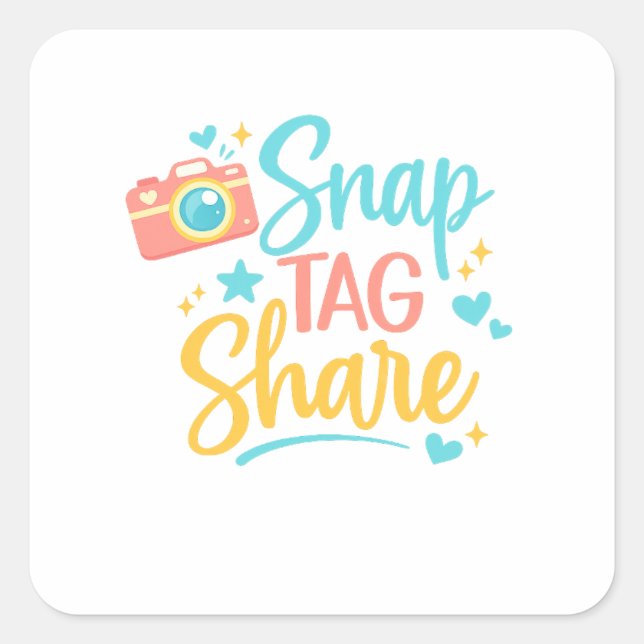 Snap Tag Share Sticker  (Front)