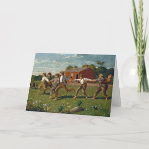 Snap the Whip   Winslow Homer Card