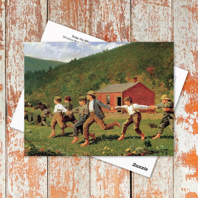 Snap the Whip Winslow Homer Postcard (Creator Uploaded)