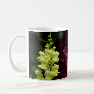 Snapdragon and Pagoda Flowers Colourful Floral Coffee Mug