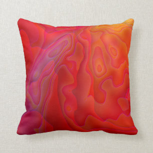 Snapdragon Caverns Abstract Cushion