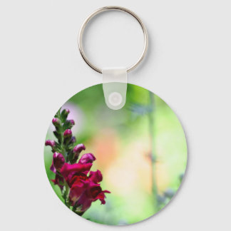 Snapdragon Flowers Key Ring