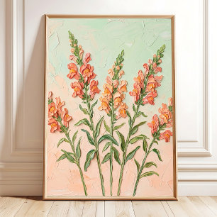 Snapdragon Modern Minimalist Wall Art - Fine Art P