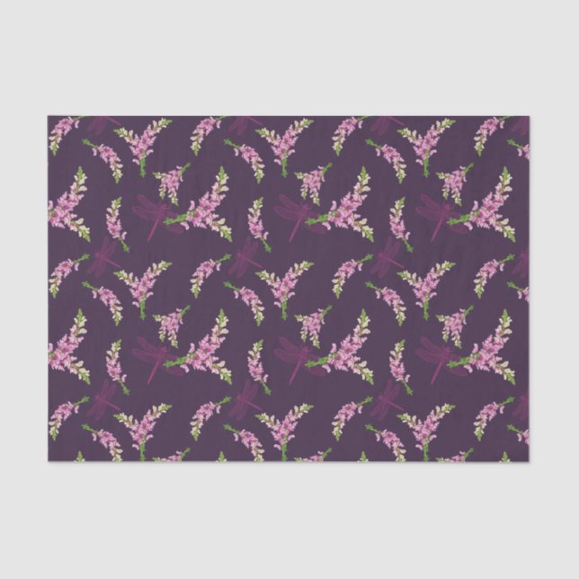 Snapdragon Plum Tissue Paper (Front)