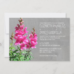Snapdragon Wedding Invitations