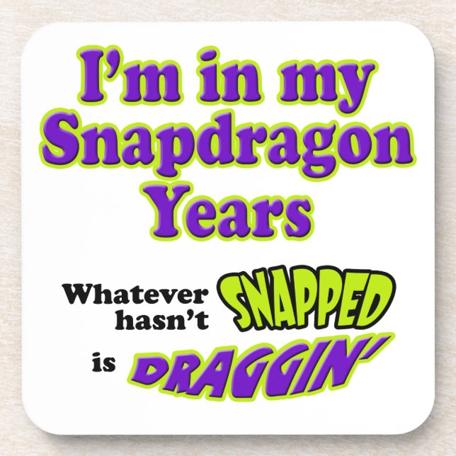 Snapdragon Years Coaster (Front)
