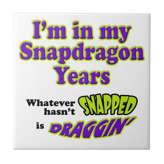 Snapdragon Years Tile (Front)