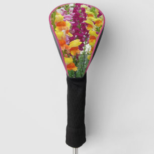 Snapdragons Colourful Floral Golf Head Cover