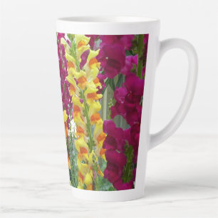 Snapdragons Colourful Floral Latte Mug