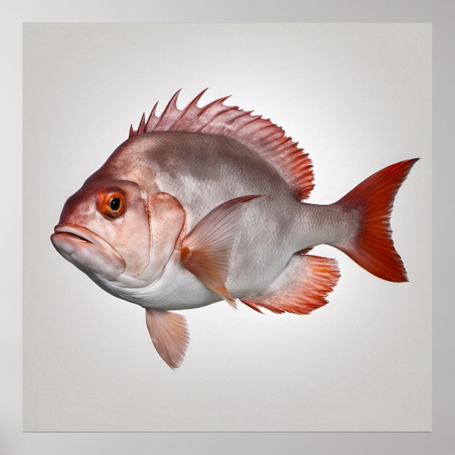 Snapper - Fish Print (Front)