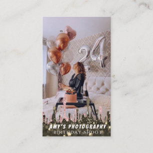 Snapping Special Moments Birthday Photographer Business Card