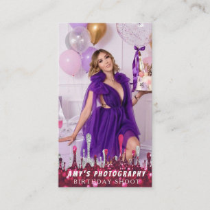 Snapping Special Moments Birthday Photographer Business Card