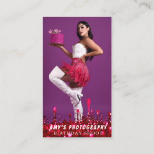 Snapping Special Moments Birthday Photographer Business Card