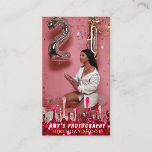 Snapping Special Moments Birthday Photographer Business Card