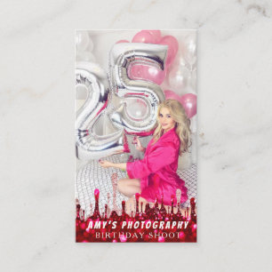 Snapping Special Moments Birthday Photographer Business Card
