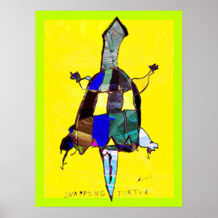 Snapping Turtle 18 x 24 poster