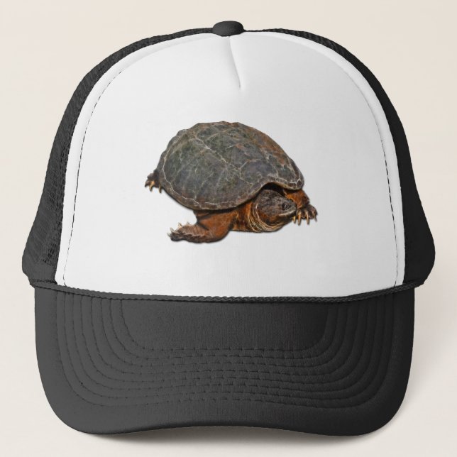 Snapping Turtle Terrapin-lover Gift Trucker Hat (Front)