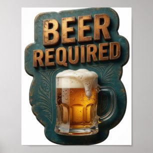 Snappy BEER REQUIRED Print