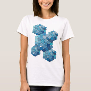Snappy Blue BALLS Graphic Design T-Shirt