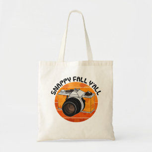 Snappy Fall Y'all, Camera Photographer Autumn Tote Bag