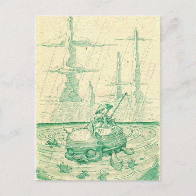 Snappy Fishing Postcard (Front)