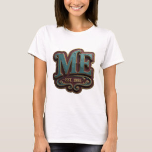 Snappy Gold ME EST 1995 Print T-Shirt