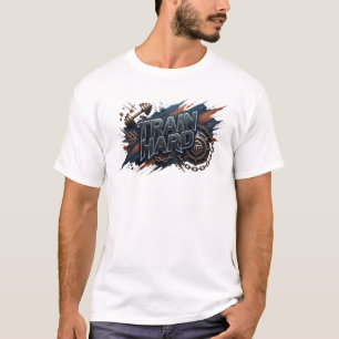 Snappy Navy TRAIN HARD Tee