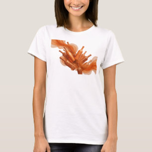 Snappy Orange ABSTRACT ART Statement Tee