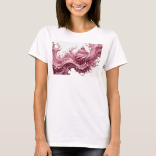 Snappy Pink ABSTRACT ART Wearable Art T-Shirt