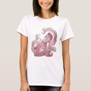 Snappy Pink GLASS SLIPPER Bold Design T-Shirt