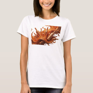 Snappy Red ABSTRACT ART Statement Tee