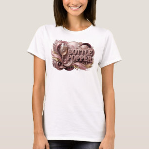 Snappy Red BOTTLE POPPER Wearable Art T-Shirt