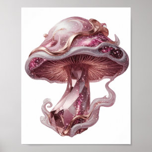 Snappy Silver ABSTRACT ART Artistic Motif Poster