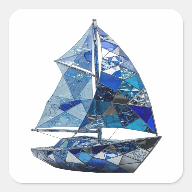 Snappy Silver Abstract Gift Sticker (Front)