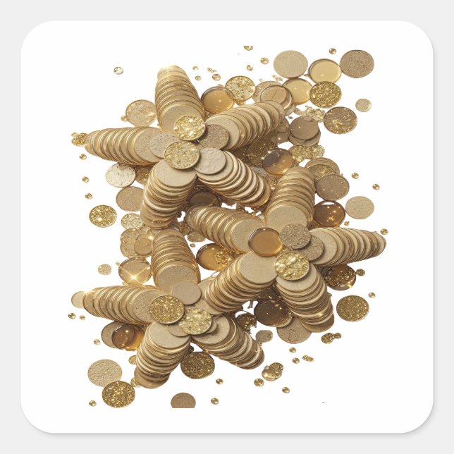 Snappy Silver GEMS OF ABUNDANCE Sticker Design (Front)
