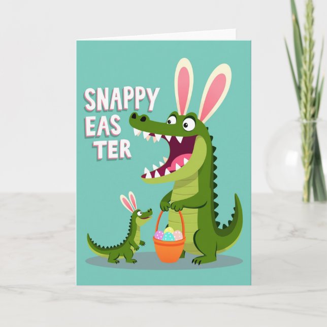 Snappy Spring Holiday Card (Front)